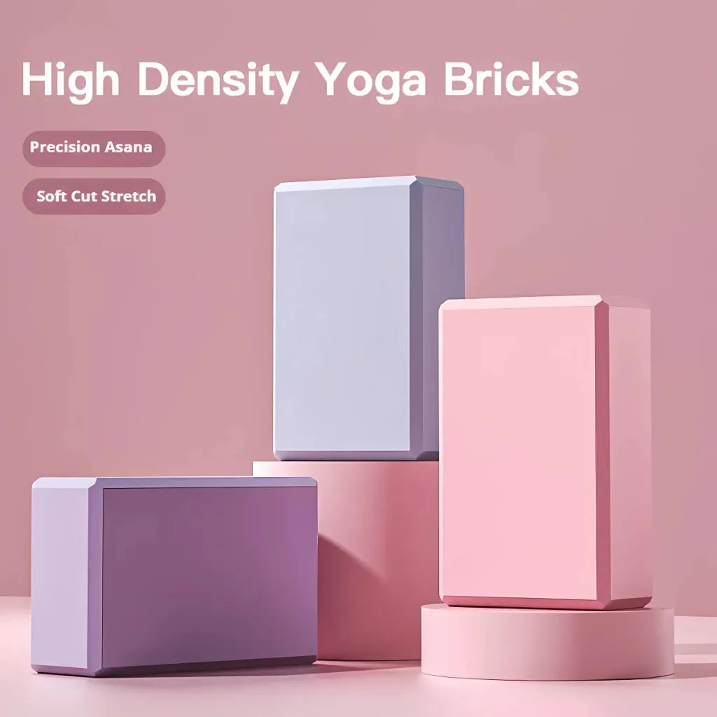 Bricks For Yoga With Hexa Grip And EVA Support