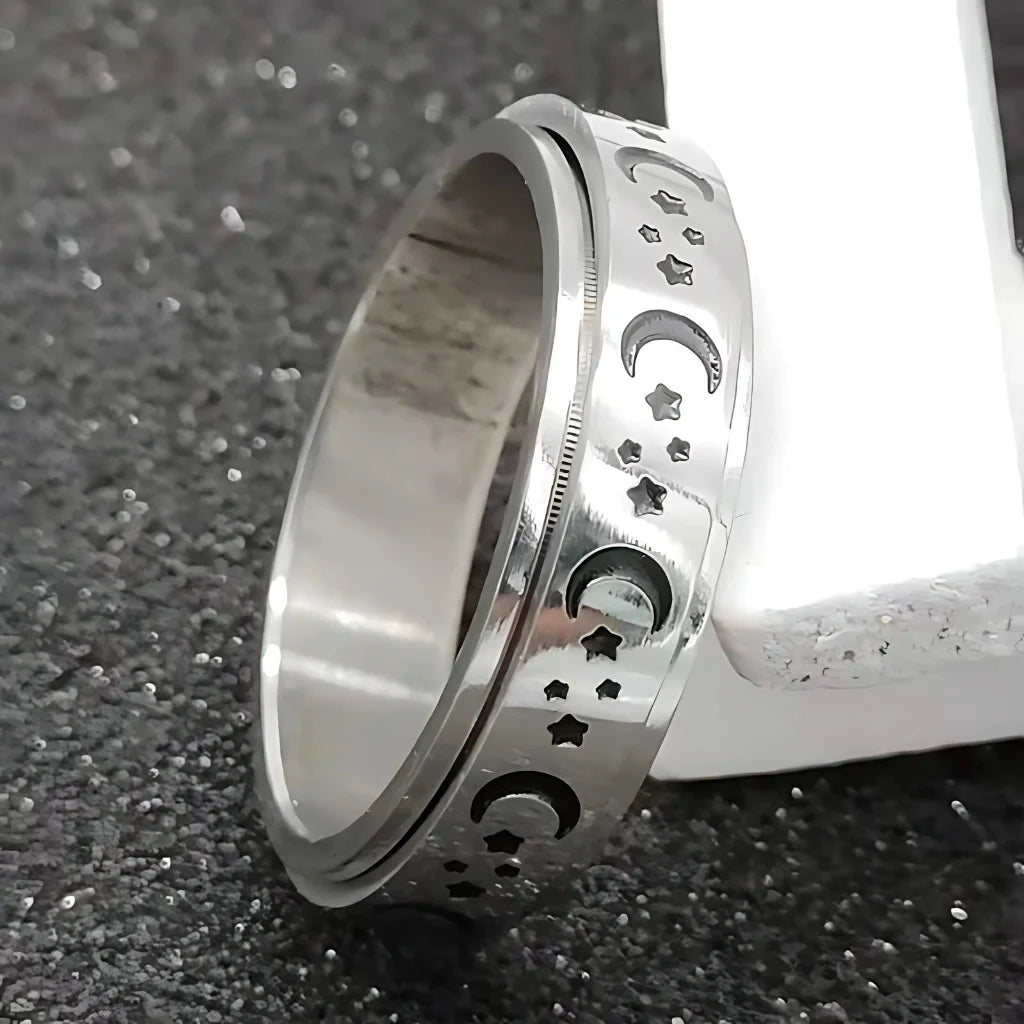 CELESTIAL SPINNER BOHEMIAN JEWELRY RINGS FOR RELAXATION - Boho ring