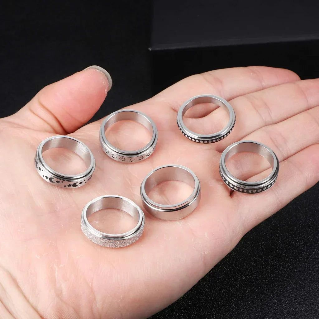 CELESTIAL SPINNER BOHEMIAN JEWELRY RINGS FOR RELAXATION - Boho ring