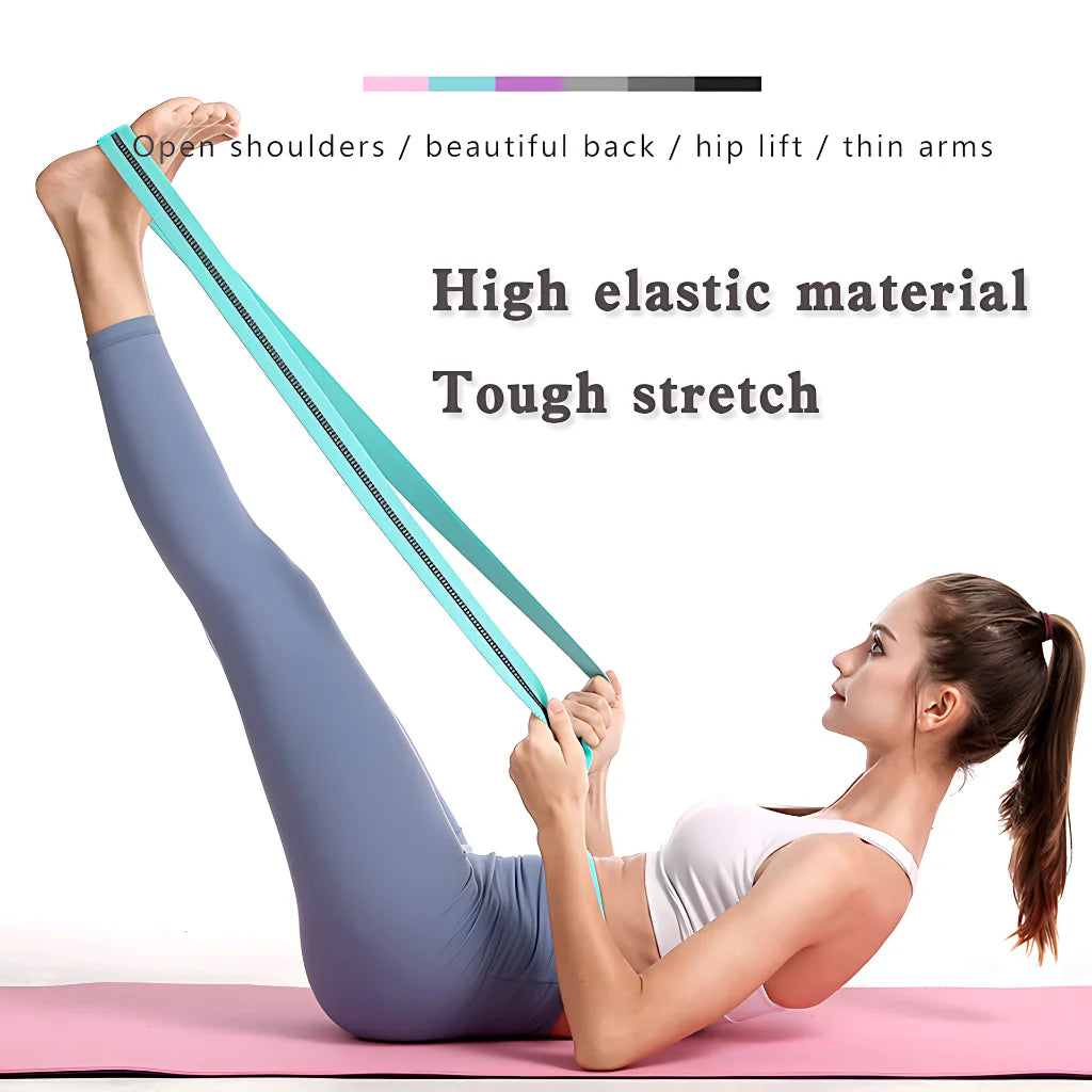 Fabric Resistance Band Set For Yoga And Toning - Yoga Resistance Band