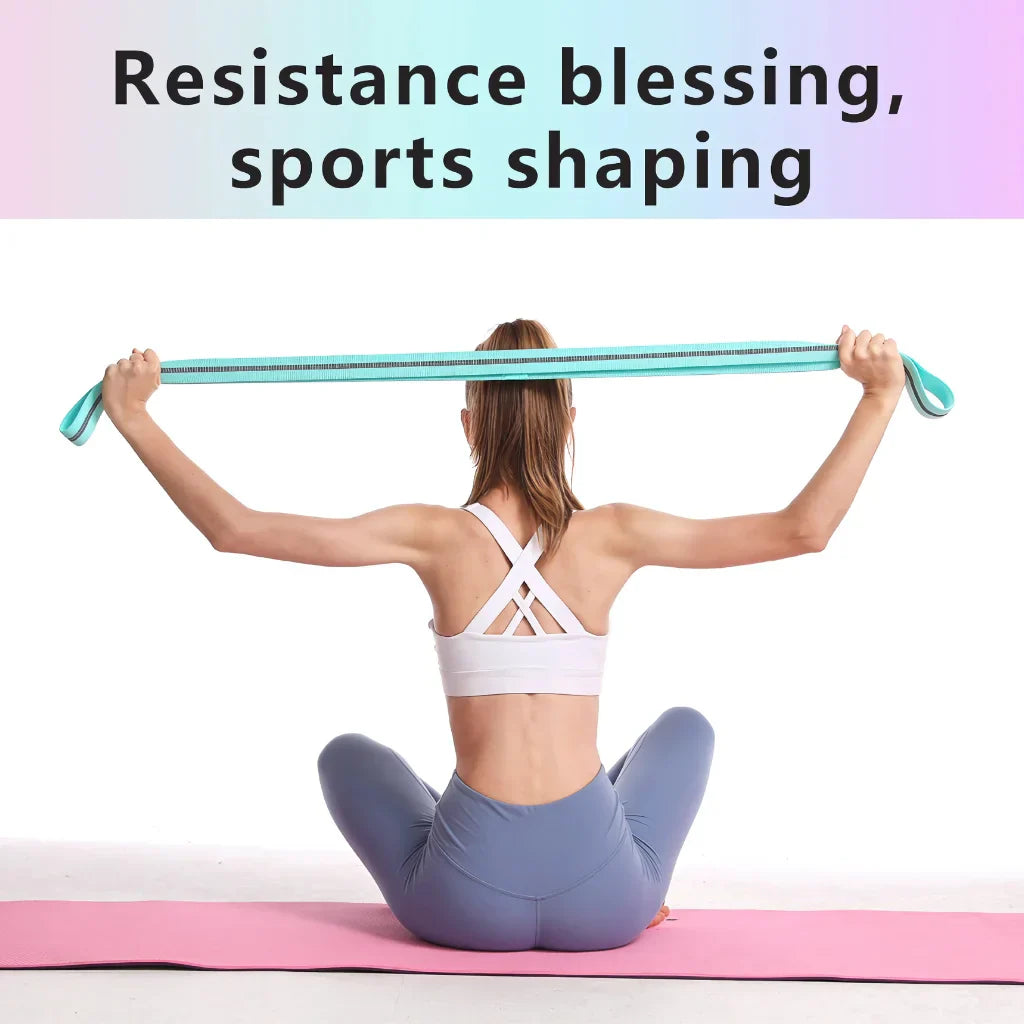 Fabric Resistance Band Set For Yoga And Toning - Yoga Resistance Band