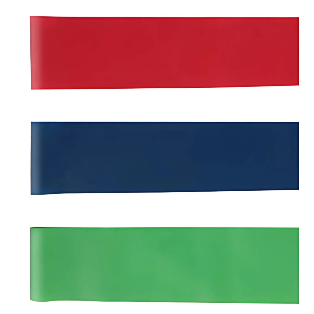 Five Level Resistance Band Set For All Fitness Levels - 3 colors / 3pcs set - Yoga Resistance Band