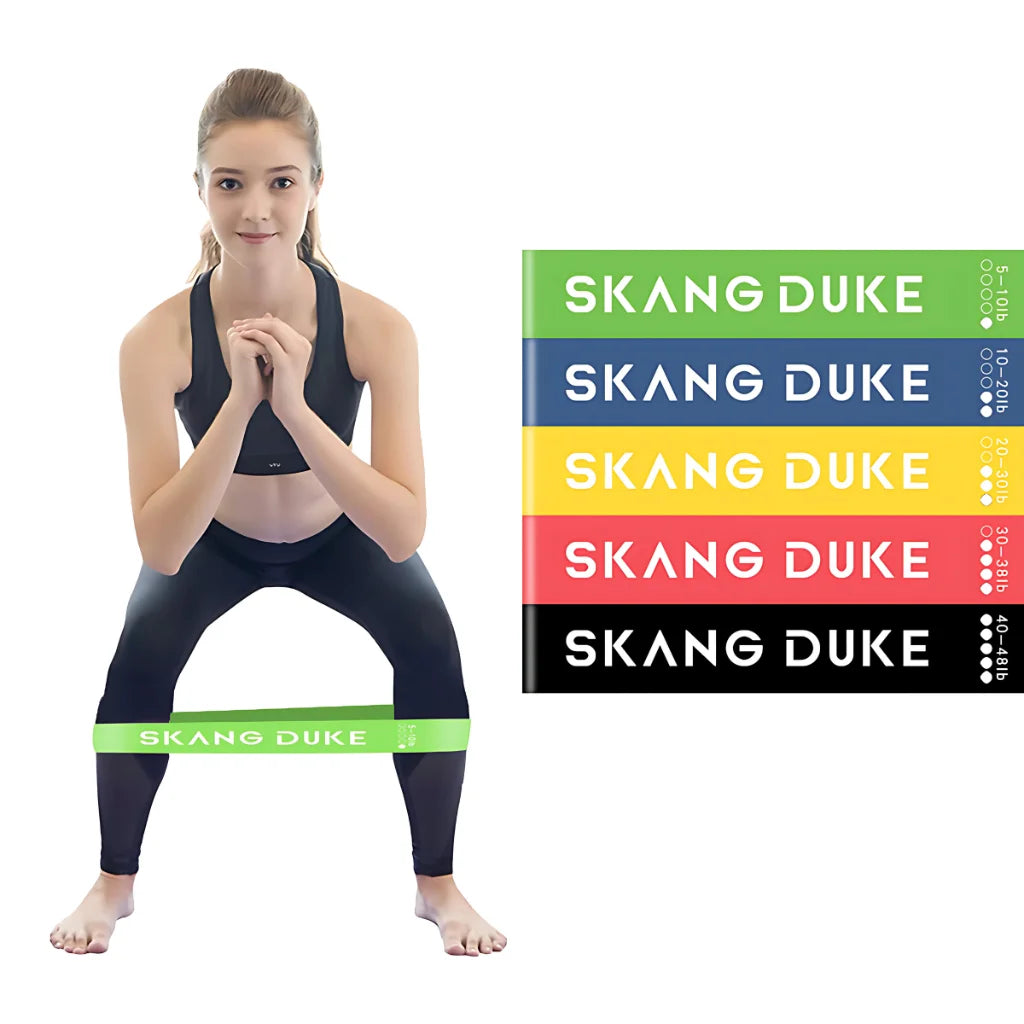 Five Level Resistance Band Set For All Fitness Levels - Yoga Resistance Band