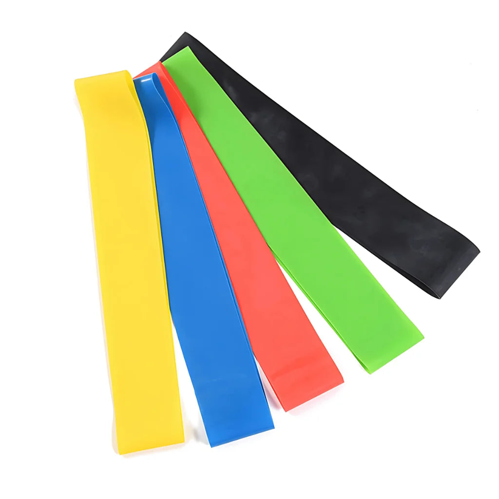 Five Level Resistance Band Set For All Fitness Levels - Yoga Resistance Band