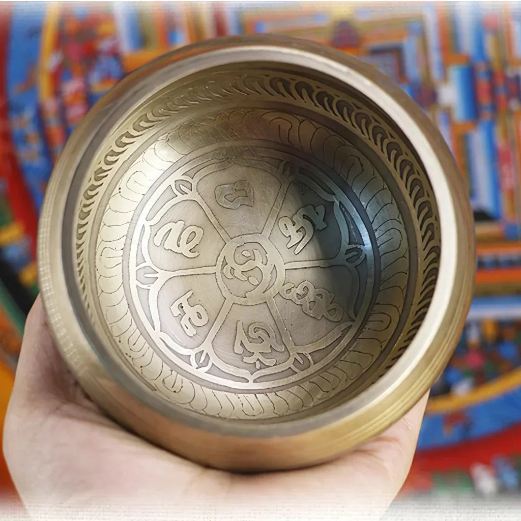 HANDMADE SINGING BOWL FOR MEDITATION & HEALING - sound bowl