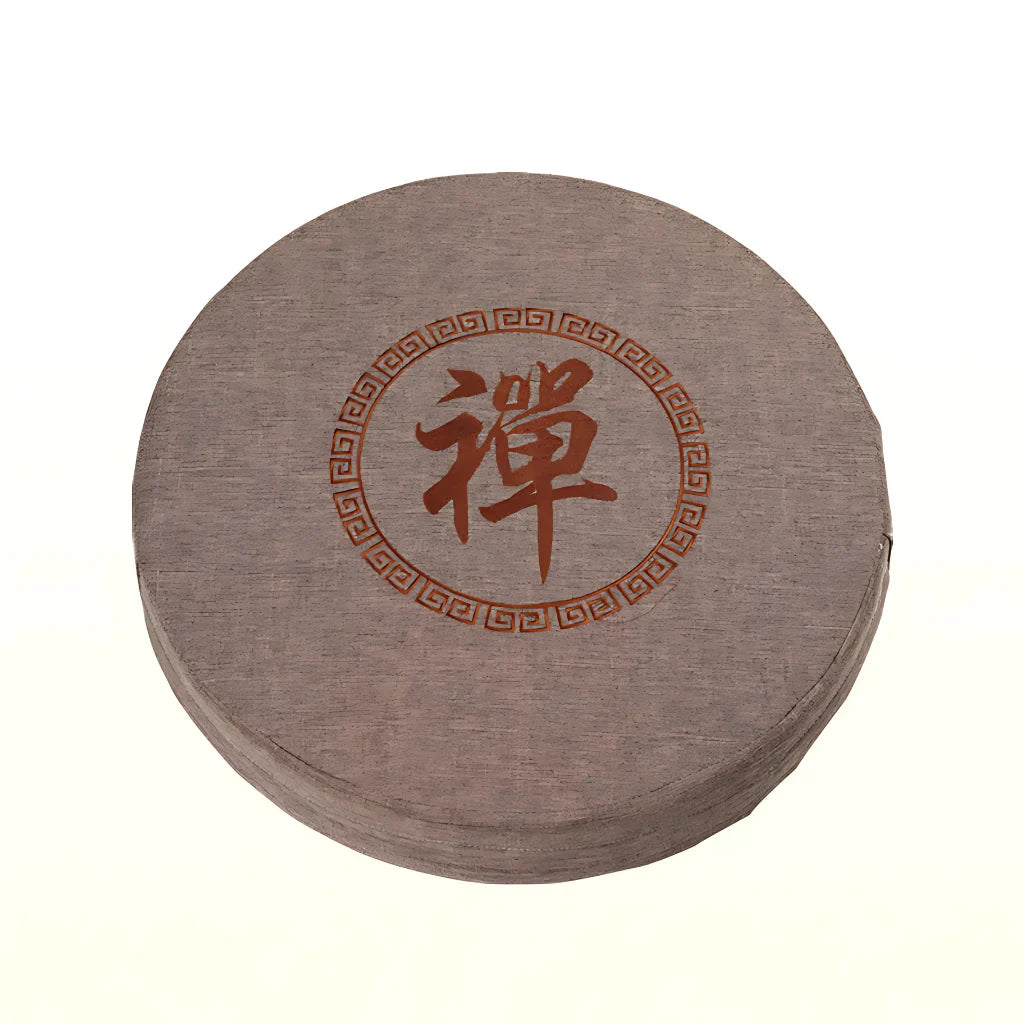 JAPANESE-INSPIRED ROUND MEDITATION SEAT FOR MINDFUL PRACTICE - Khaki / 40x10cm - meditation seat