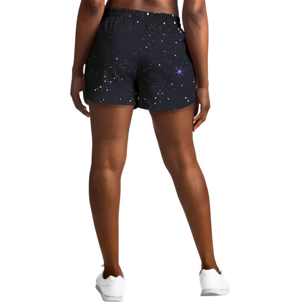 Loose Fit Shorts Women’s With Star Of David Design