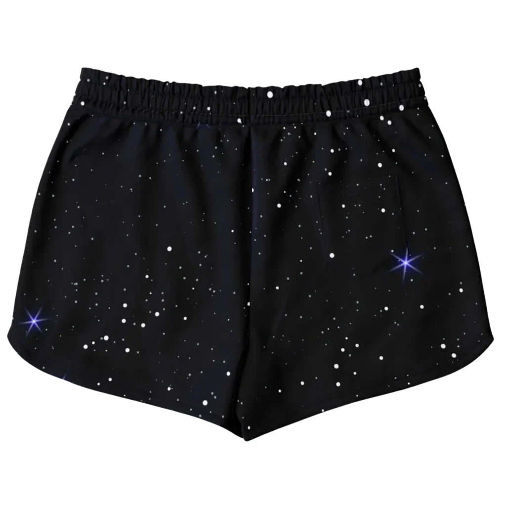 Loose Fit Shorts Women’s With Star Of David Design