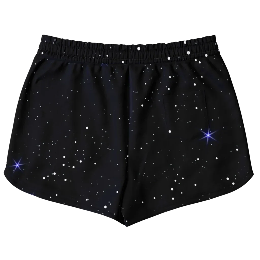 Loose Fitting Shorts Women’s With Sacred Geometry Print