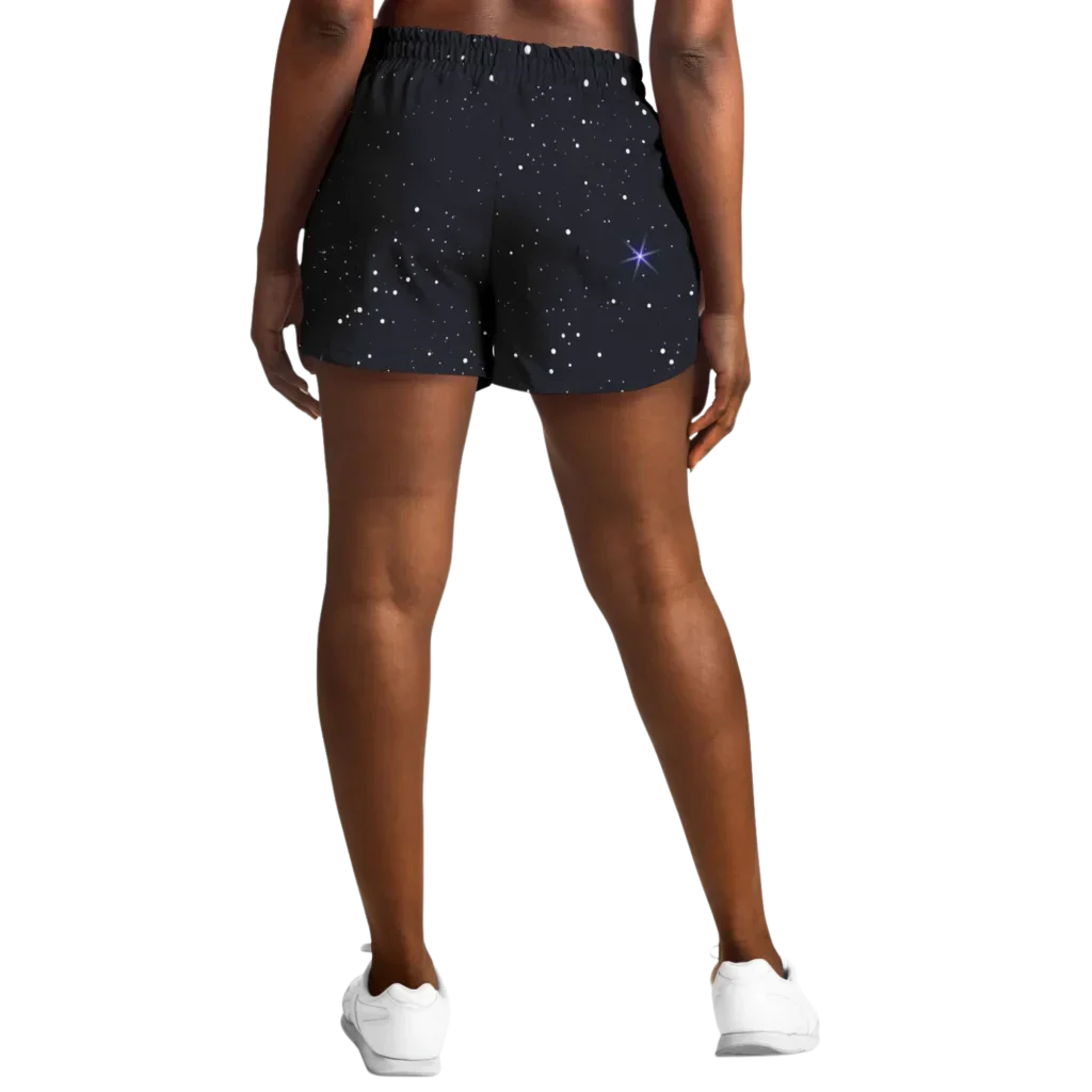 Loose Fitting Shorts Women’s With Sacred Geometry Print