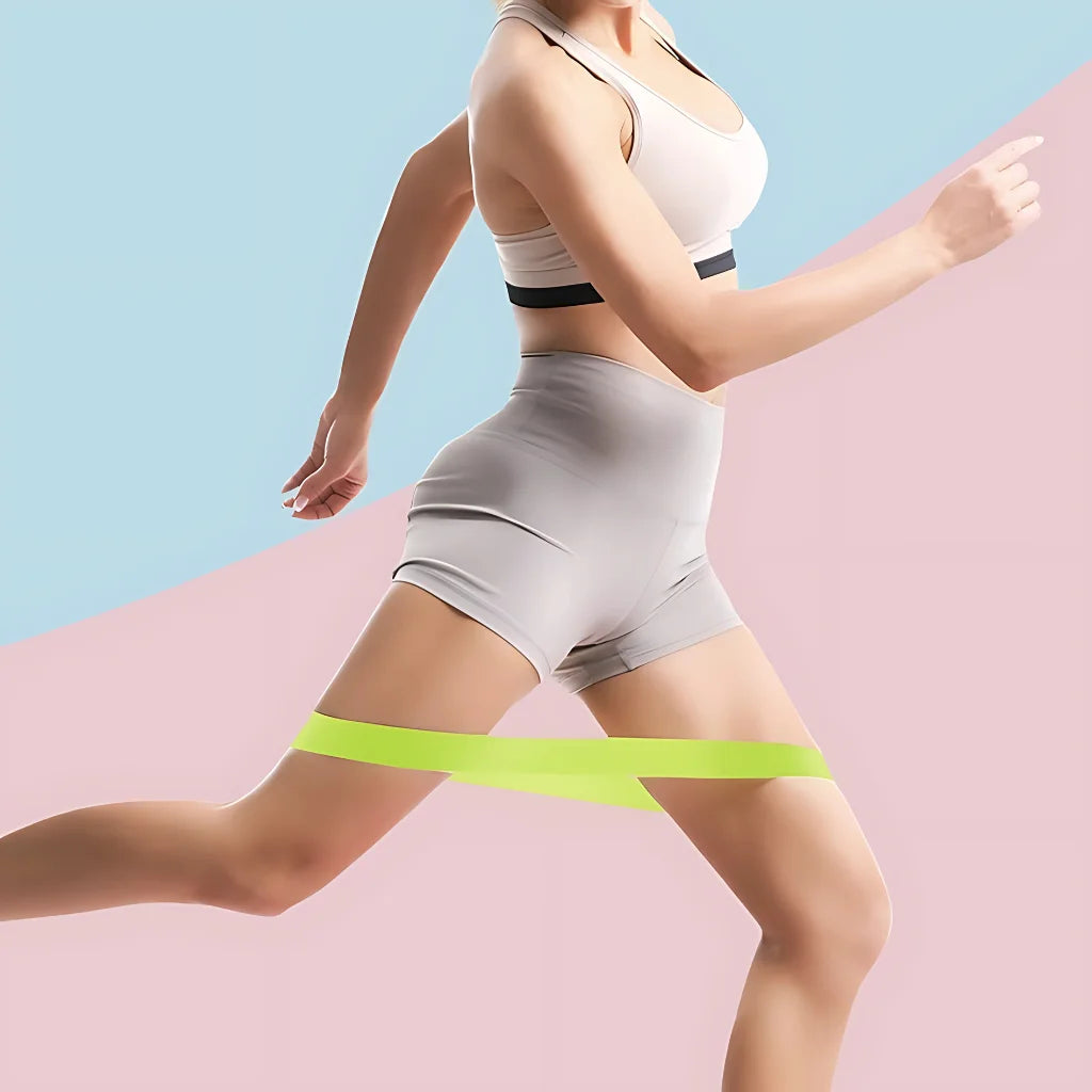 Multicolor Resistance Band Set For Full Body - Yoga Resistance Band