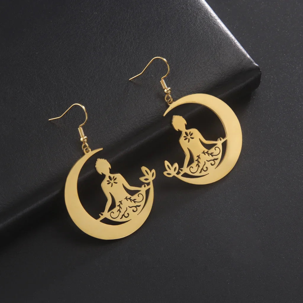 MYSTICAL BOHO EARRINGS FOR WOMEN WITH CELESTIAL CHARM - earrings
