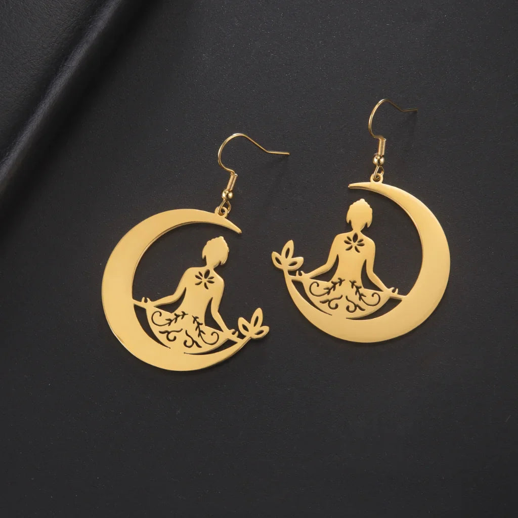 MYSTICAL BOHO EARRINGS FOR WOMEN WITH CELESTIAL CHARM - earrings