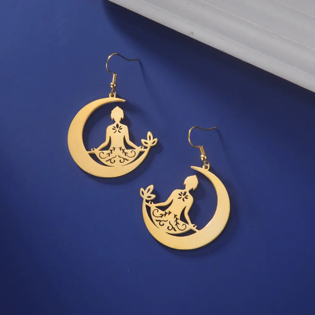 MYSTICAL BOHO EARRINGS FOR WOMEN WITH CELESTIAL CHARM - earrings