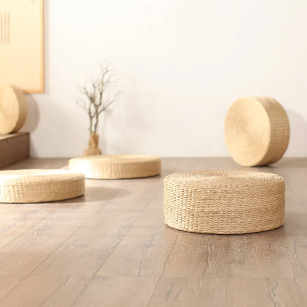 NATURAL RATTAN MEDITATION SEAT FOR MINDFULNESS - meditation seat