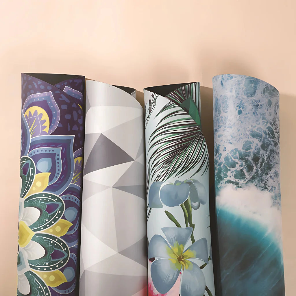 PREMIUM LARGE ROUND YOGA MAT WITH CUSTOM THICKNESS - Round Yoga Mats