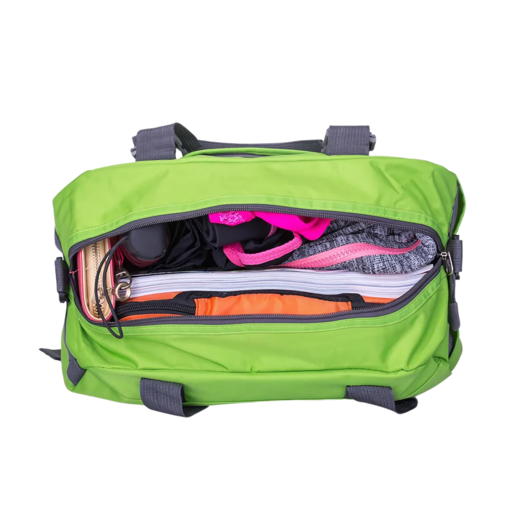 Spacious Yoga Mat Duffle Bag With Compartments