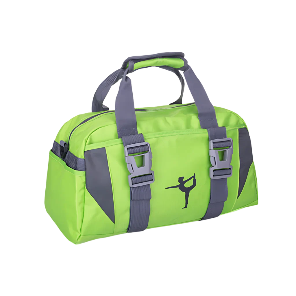 Spacious Yoga Mat Duffle Bag With Compartments - Green (45 x 23 x25)