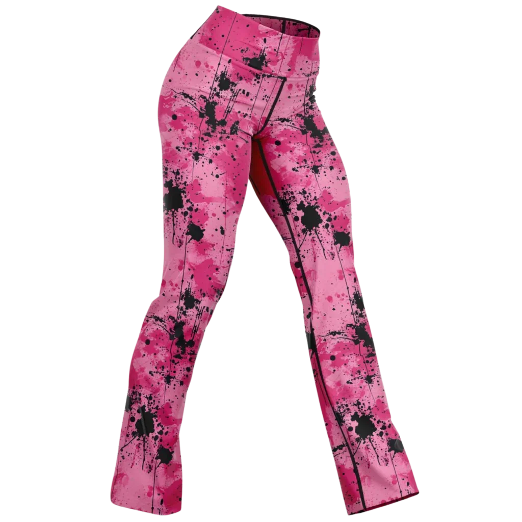 Womens Activewear Bootcut Leggings