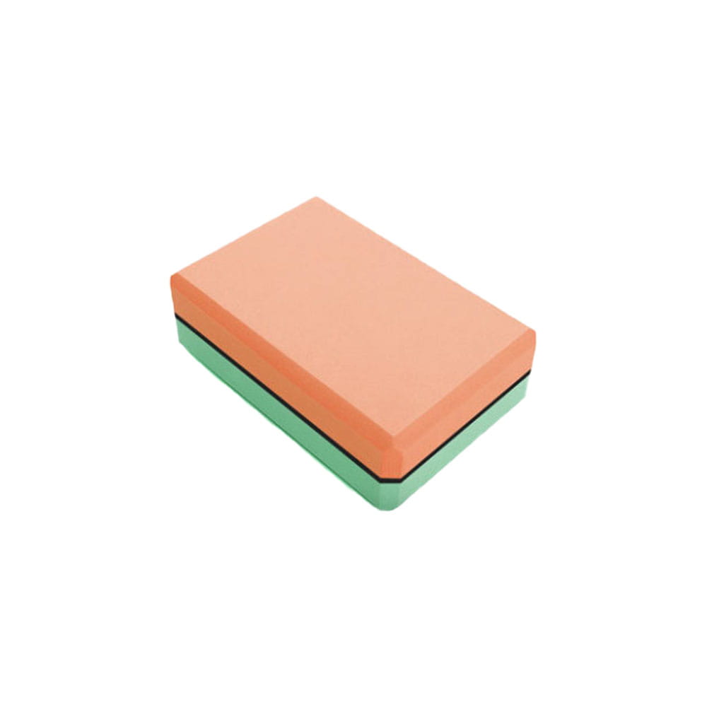 PREMIUM TWO-TONE FOAM YOGA BLOCK FOR STABILITY & SUPPORT