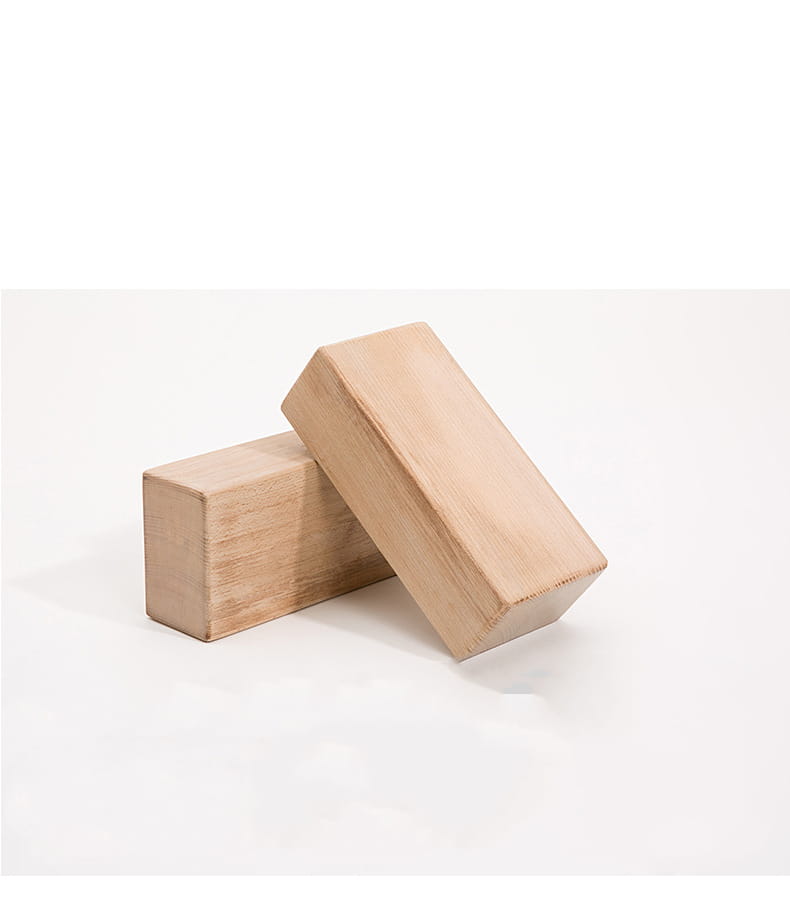 PREMIUM SOLID WOOD YOGA BLOCK FOR BALANCE & STABILITY