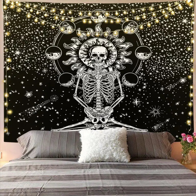 MYSTICAL CELESTIAL MANDALA TAPESTRY WALL DECOR