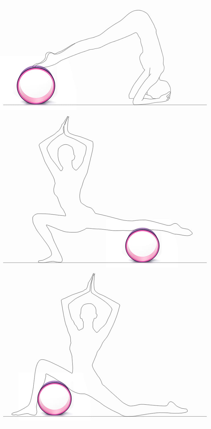 DUAL-LAYER YOGA WHEEL FOR STRETCHING & BACK SUPPORT