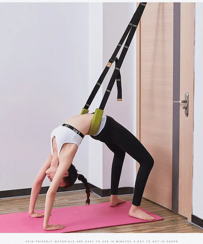 EXTRA-LONG STRETCH STRAP FOR YOGA PILATES & THERAPY