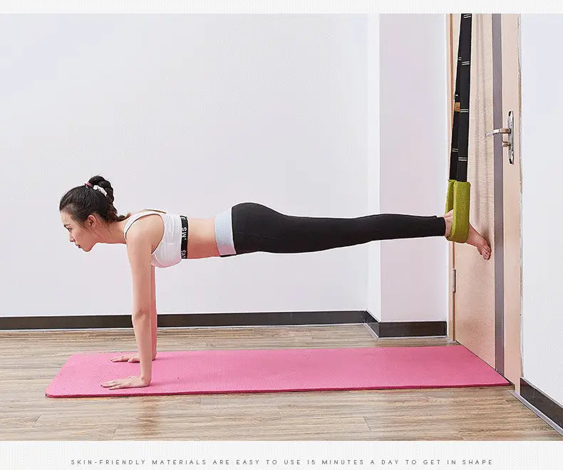 EXTRA-LONG STRETCH STRAP FOR YOGA PILATES & THERAPY