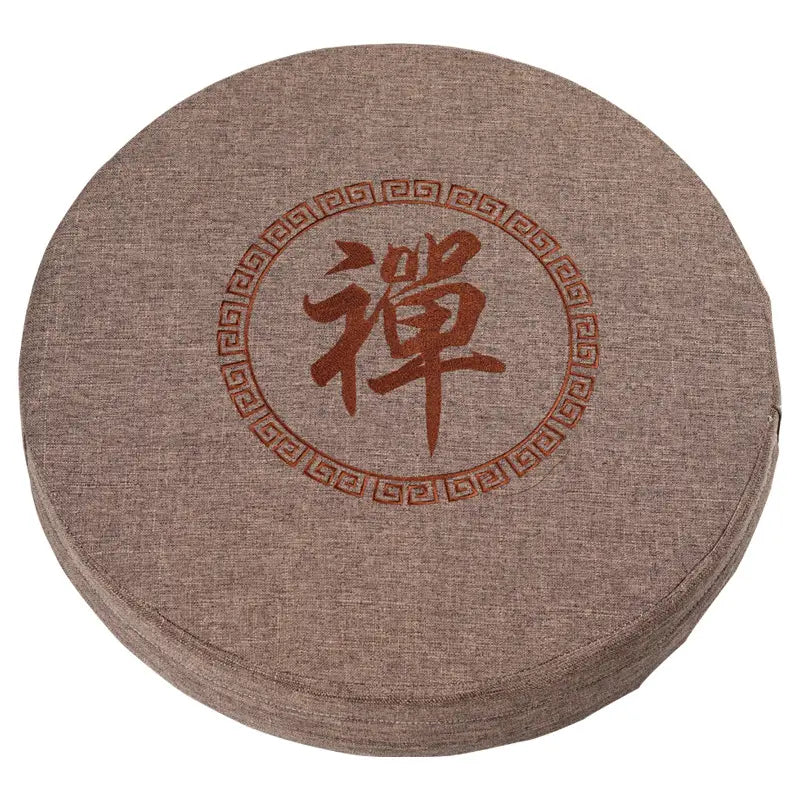 JAPANESE-INSPIRED ROUND MEDITATION SEAT FOR MINDFUL PRACTICE