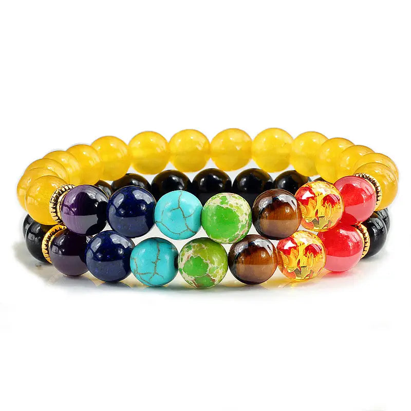 ENERGY ALIGNMENT CHAKRA BEAD BRACELET FOR SPIRITUAL BALANCE