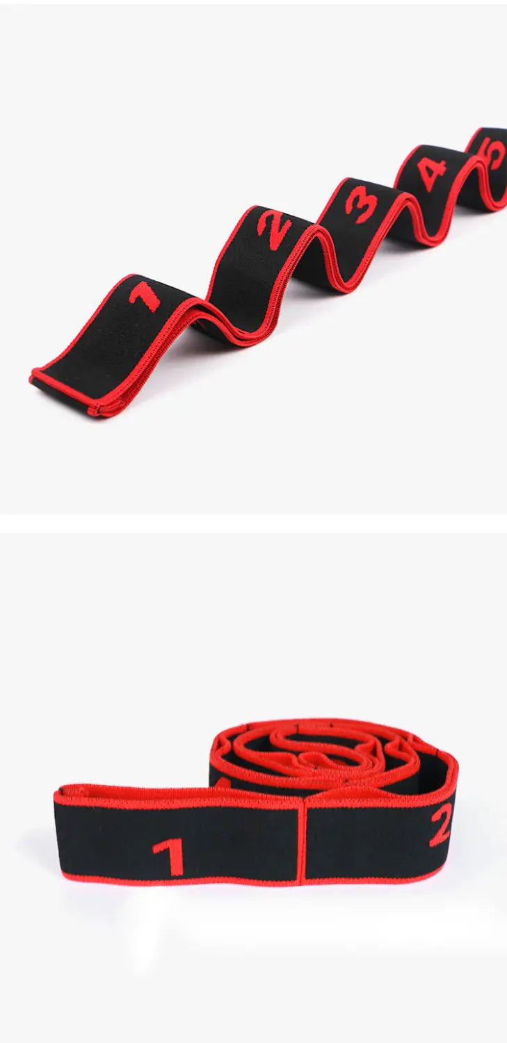 MULTI-SECTION STRETCH STRAP FOR YOGA PILATES & FLEXIBILITY