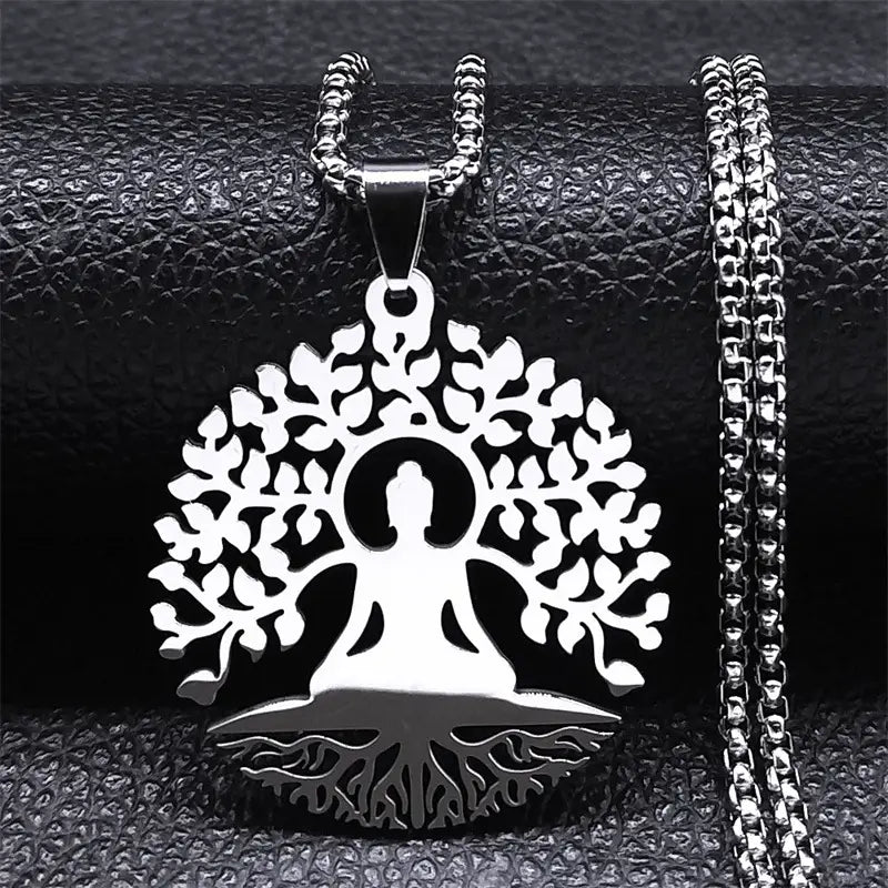 BUDDHA NECKLACE WITH PENDANT FOR SPIRITUAL AWAKENING