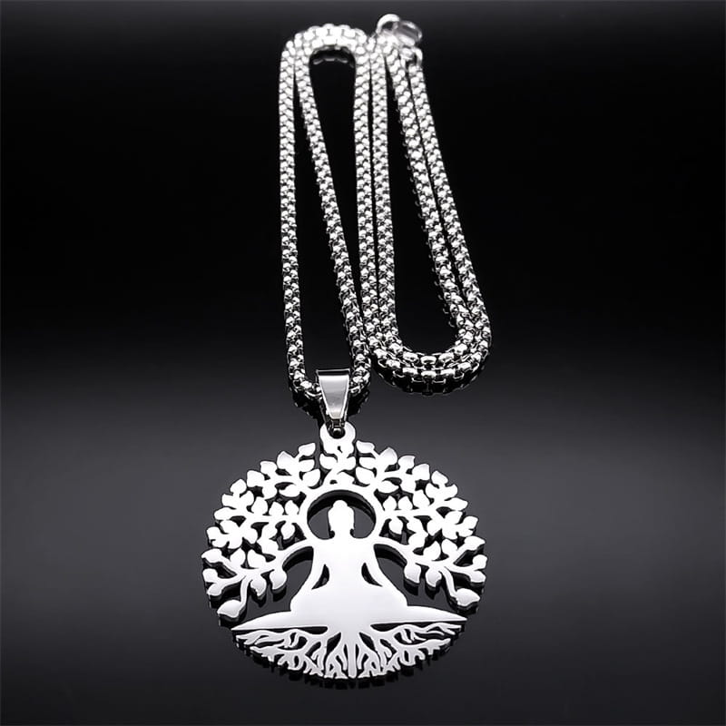 BUDDHA NECKLACE WITH PENDANT FOR SPIRITUAL AWAKENING