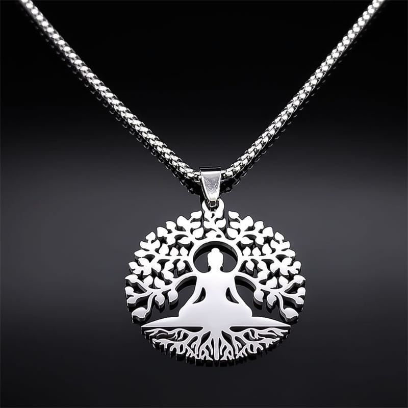 BUDDHA NECKLACE WITH PENDANT FOR SPIRITUAL AWAKENING