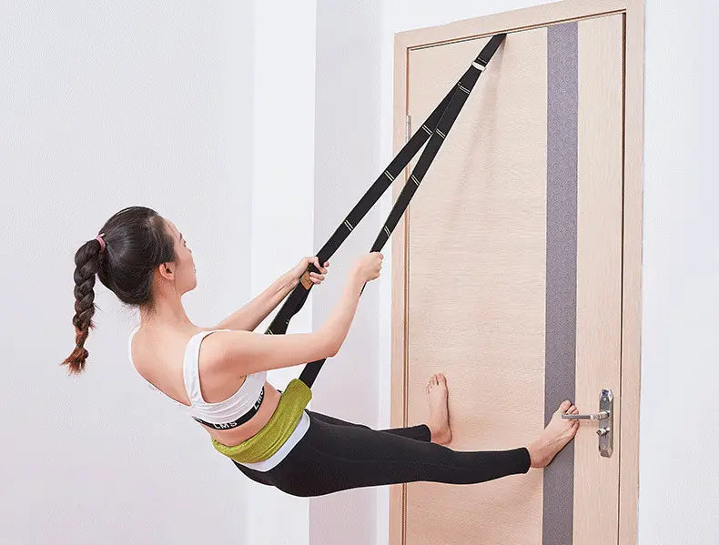 EXTRA-LONG STRETCH STRAP FOR YOGA PILATES & THERAPY