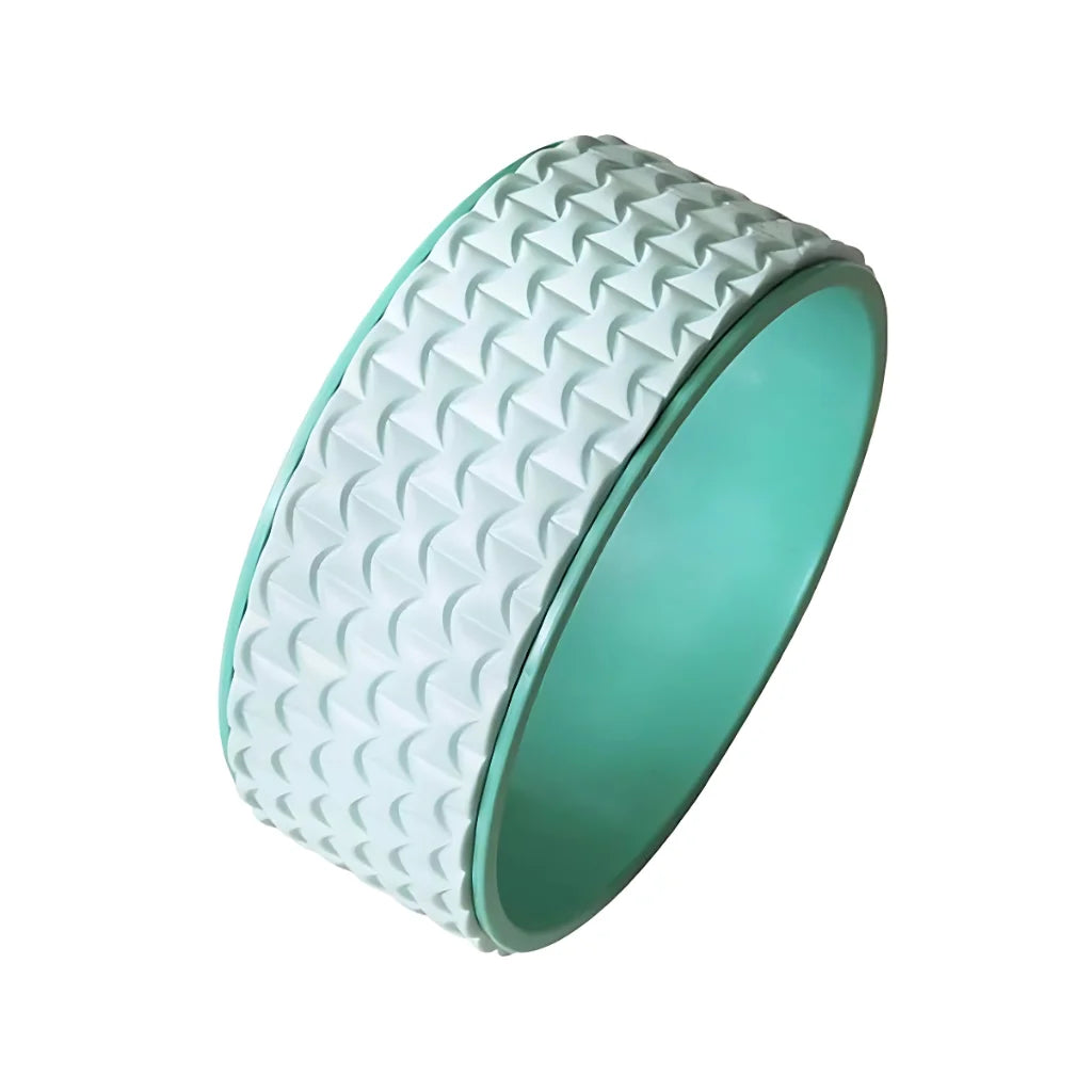 3D MASSAGE YOGA WHEEL FOR STRETCHING & BACK PAIN RELIEF - Green - Yoga wheel