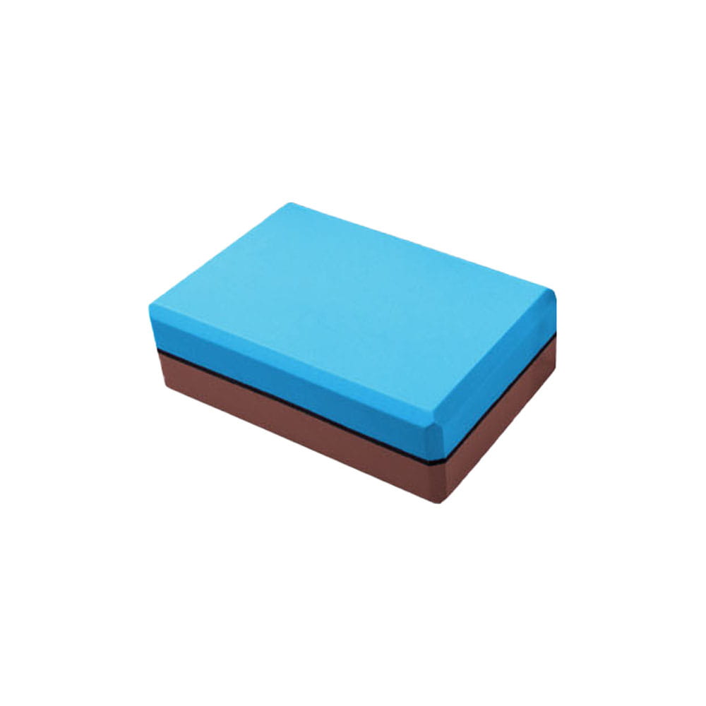 PREMIUM TWO-TONE FOAM YOGA BLOCK FOR STABILITY & SUPPORT