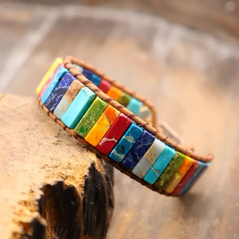 HANDWOVEN SPIRITUAL BRACELET FOR HEALING & BALANCE