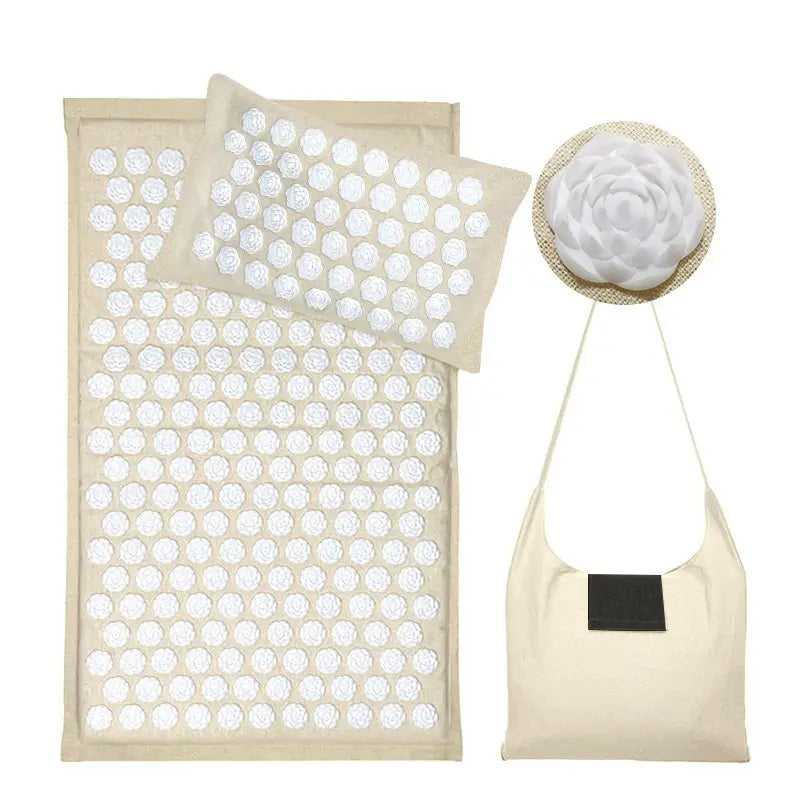 PREMIUM ACUPRESSURE MAT WITH PILLOW FOR FULL RELAXATION