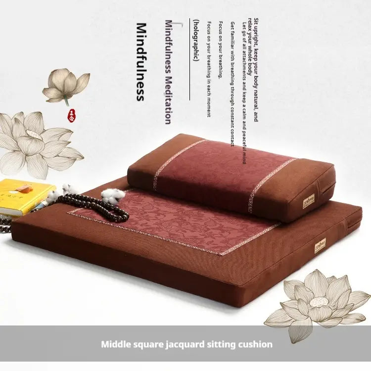 HIGH-ELASTIC ZEN MEDITATION SEAT WITH MEMORY FOAM COMFORT