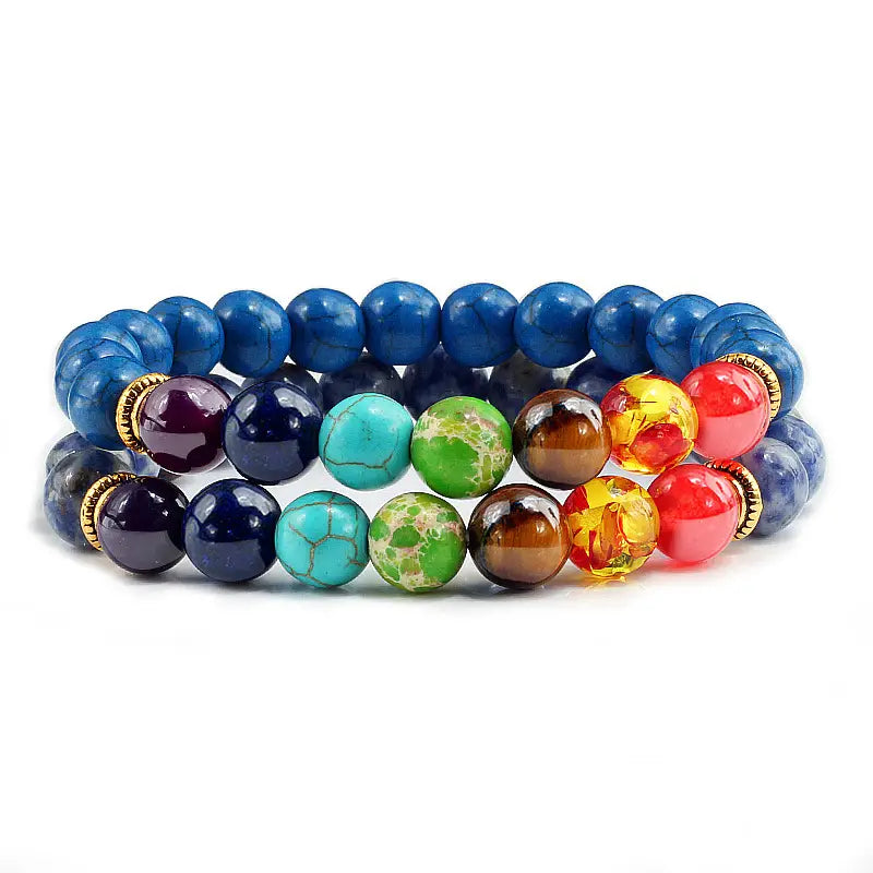 ENERGY ALIGNMENT CHAKRA BEAD BRACELET FOR SPIRITUAL BALANCE