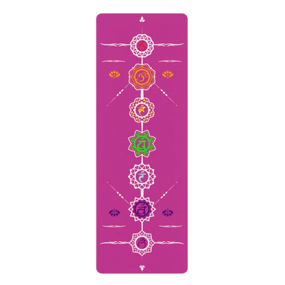 7 CHAKRA YOGA MAT FOR SPIRITUAL BALANCE & PEACEFUL PRACTICE