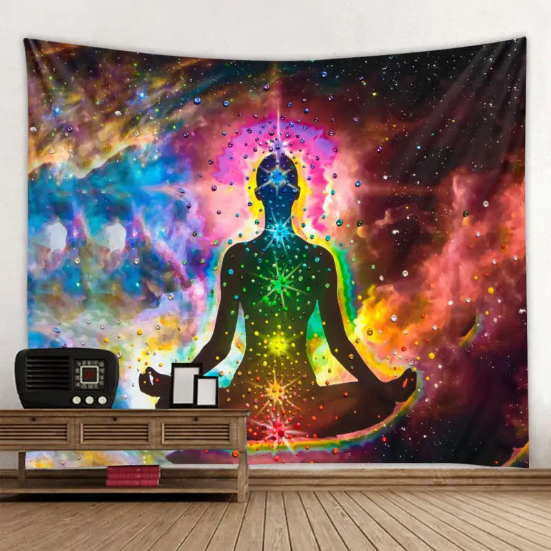 BOHO CHAKRA TAPESTRY WALL HANGING FOR MEDITATION