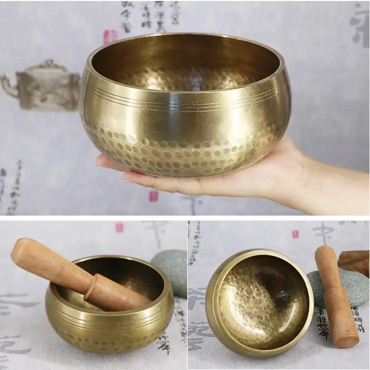 AUTHENTIC TIBETAN SINGING BOWL FOR MEDITATION & HEALING