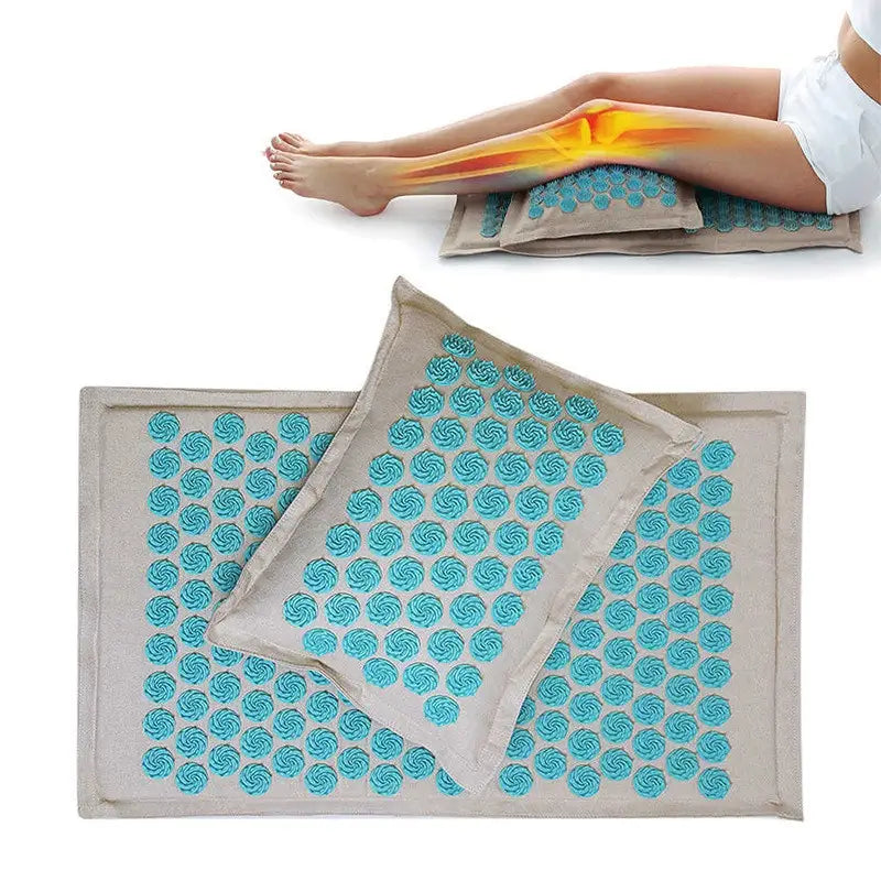 PREMIUM ACUPRESSURE MAT WITH PILLOW FOR FULL RELAXATION