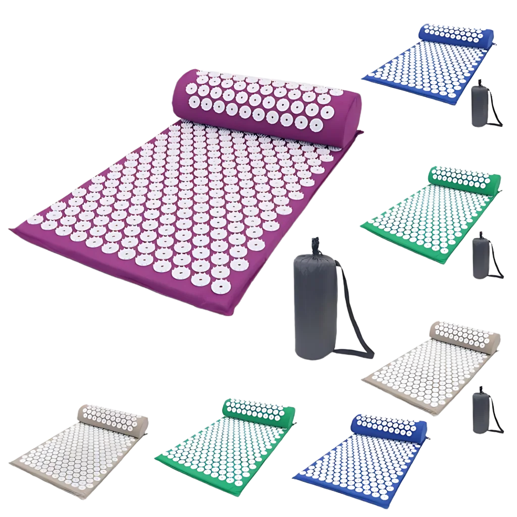 ACUPUNCTURE MASSAGE YOGA MAT AND PILLOW SET - Massage