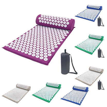 ACUPUNCTURE MASSAGE YOGA MAT AND PILLOW SET - Massage