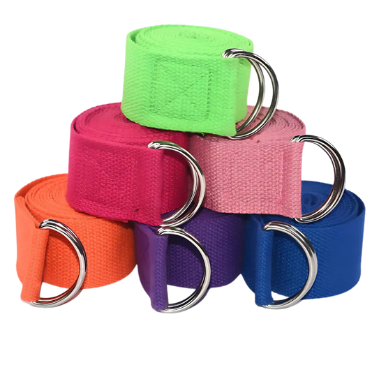 ADJUSTABLE STRETCH STRAP FOR FLEXIBILITY & STRENGTH - Yoga Stretch Strap