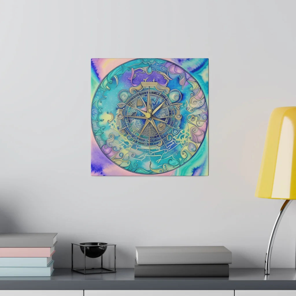 ASTROLOGY ZODIAC SIGN CANVAS WALL ART - 16’’ x 16’’